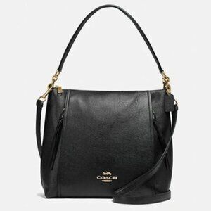 Black Coach Marlon Hobo shoulder bag